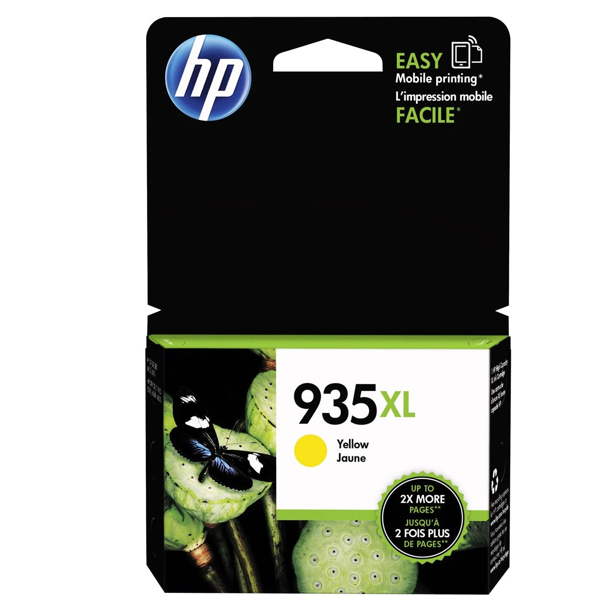 HP 935XL (C2P26AN) Yellow Original Inkjet Cartridge - Cartouches Certifiées
