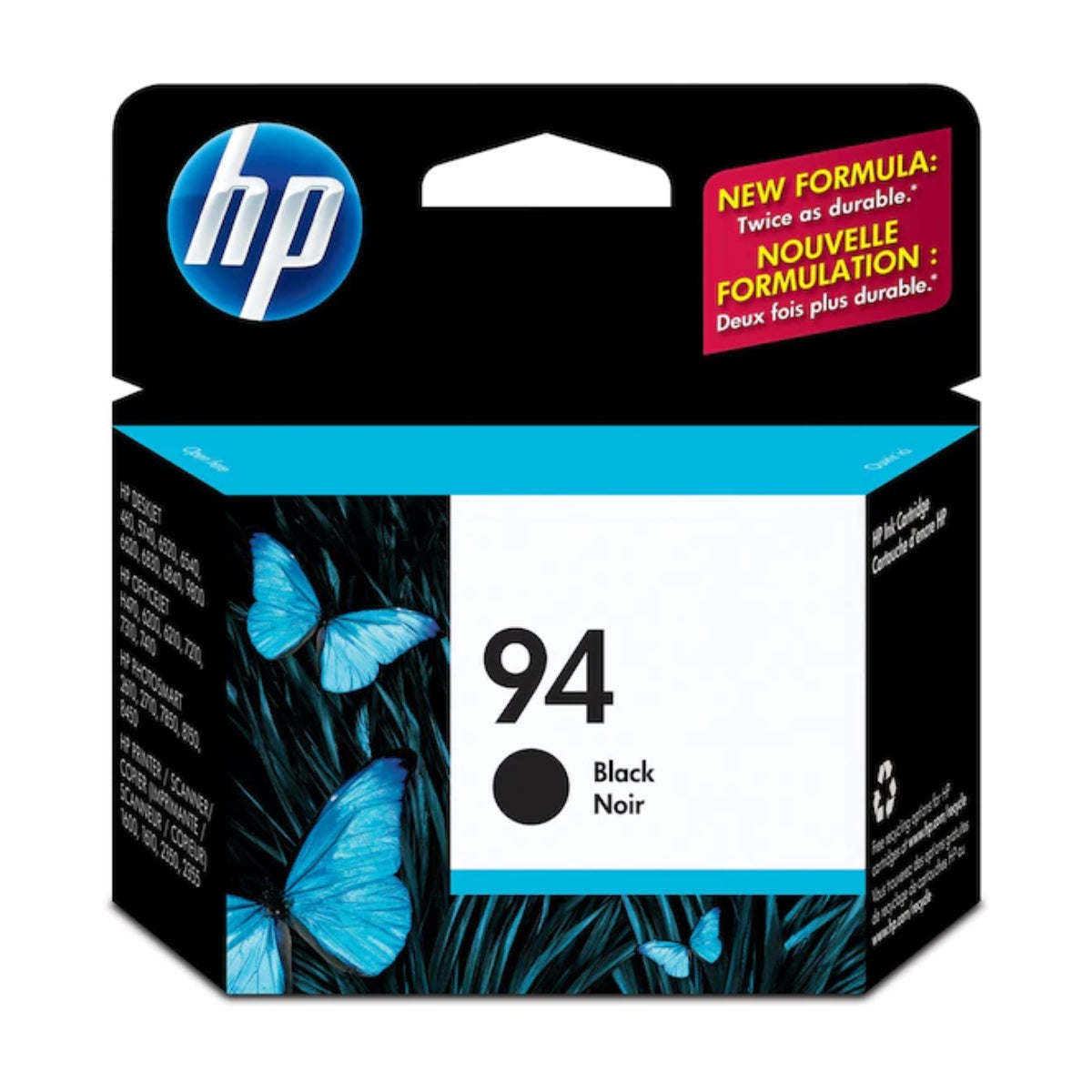 HP 94 (C8765WN) Black Original Inkjet Cartridge - Cartouches Certifiées