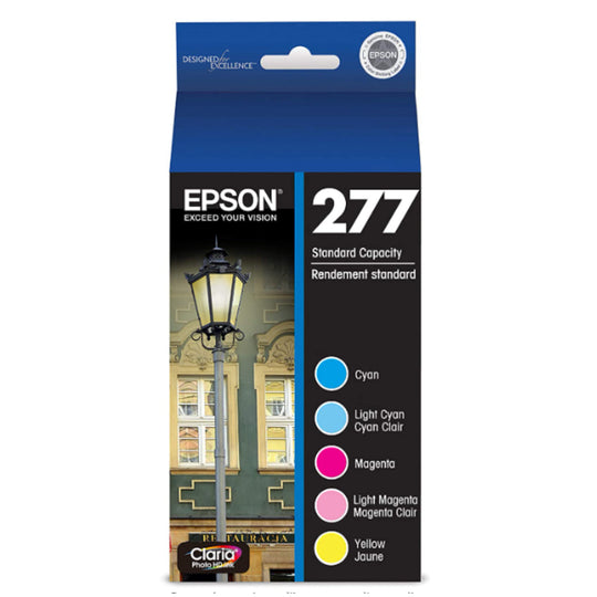 EPSON 277 (T277920-S) Color 5-Pack Original Inkjet Cartridge