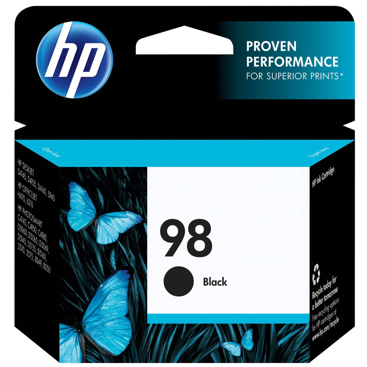 HP 98 (C9364WN) Black Original Inkjet Cartridge - Cartouches Certifiées