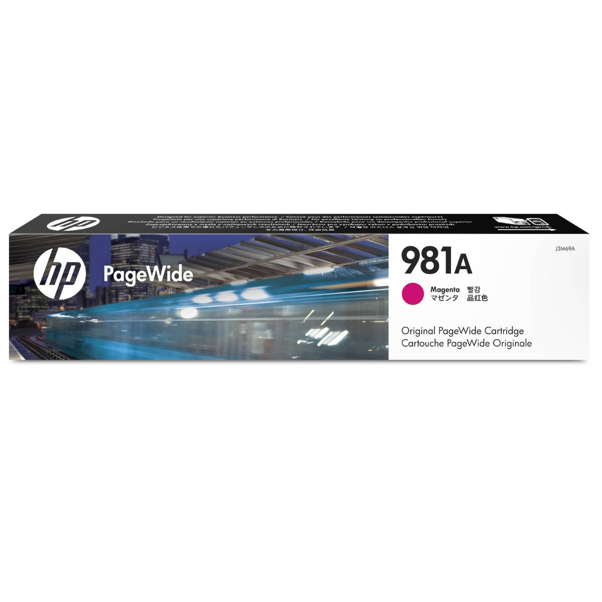 HP 981A (J3M69A) Magenta Original Inkjet Cartridge - Cartouches Certifiées