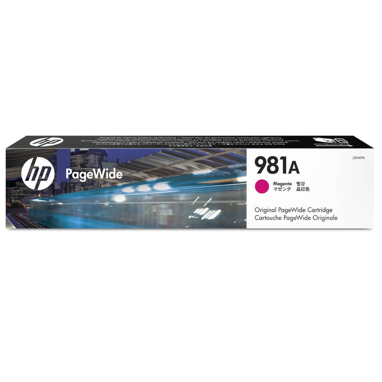 HP 981A (J3M69A) Magenta Original Inkjet Cartridge - Cartouches Certifiées