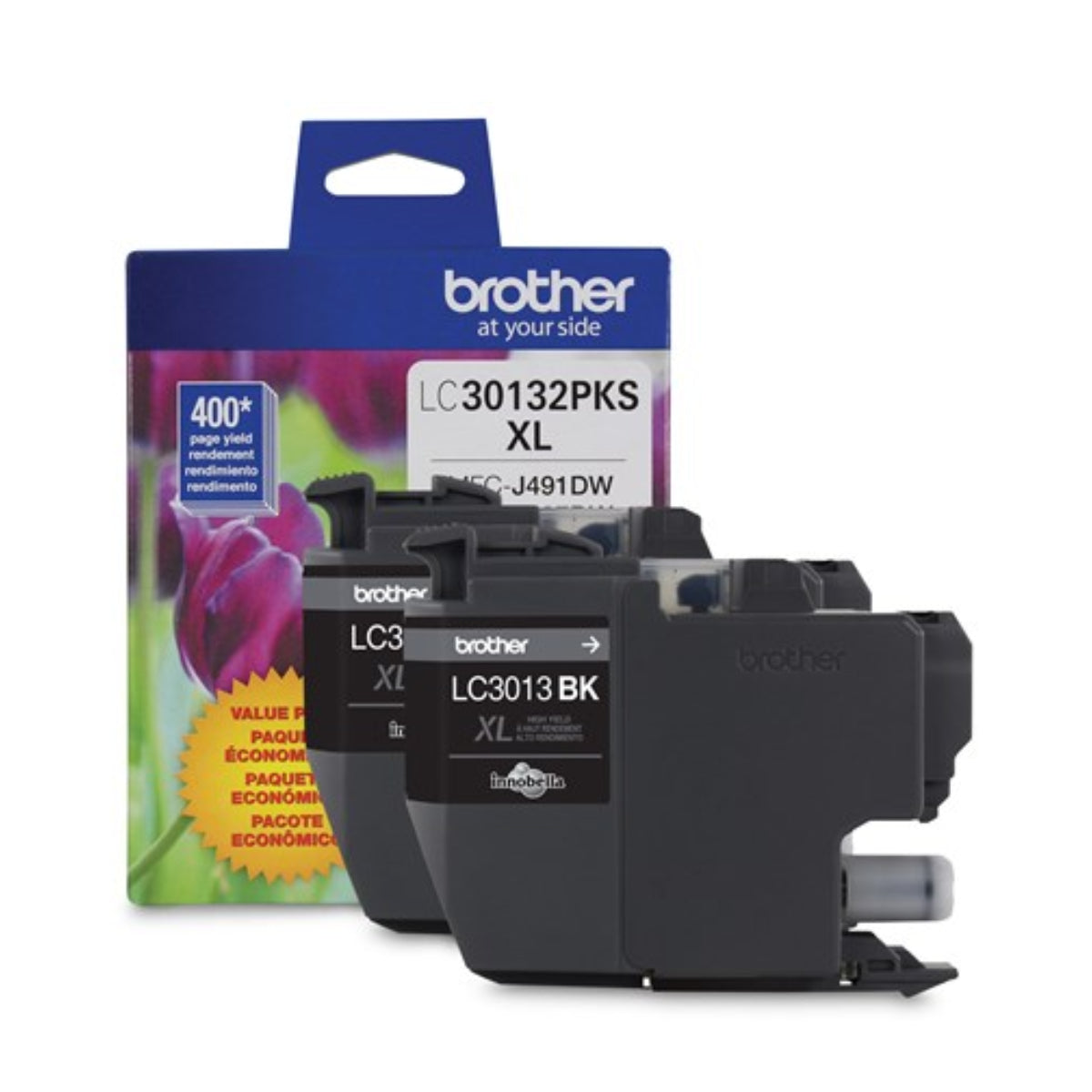 BROTHER LC30132PKS Black 2-Pack Original Inkjet Cartridge - Cartouches Certifiées