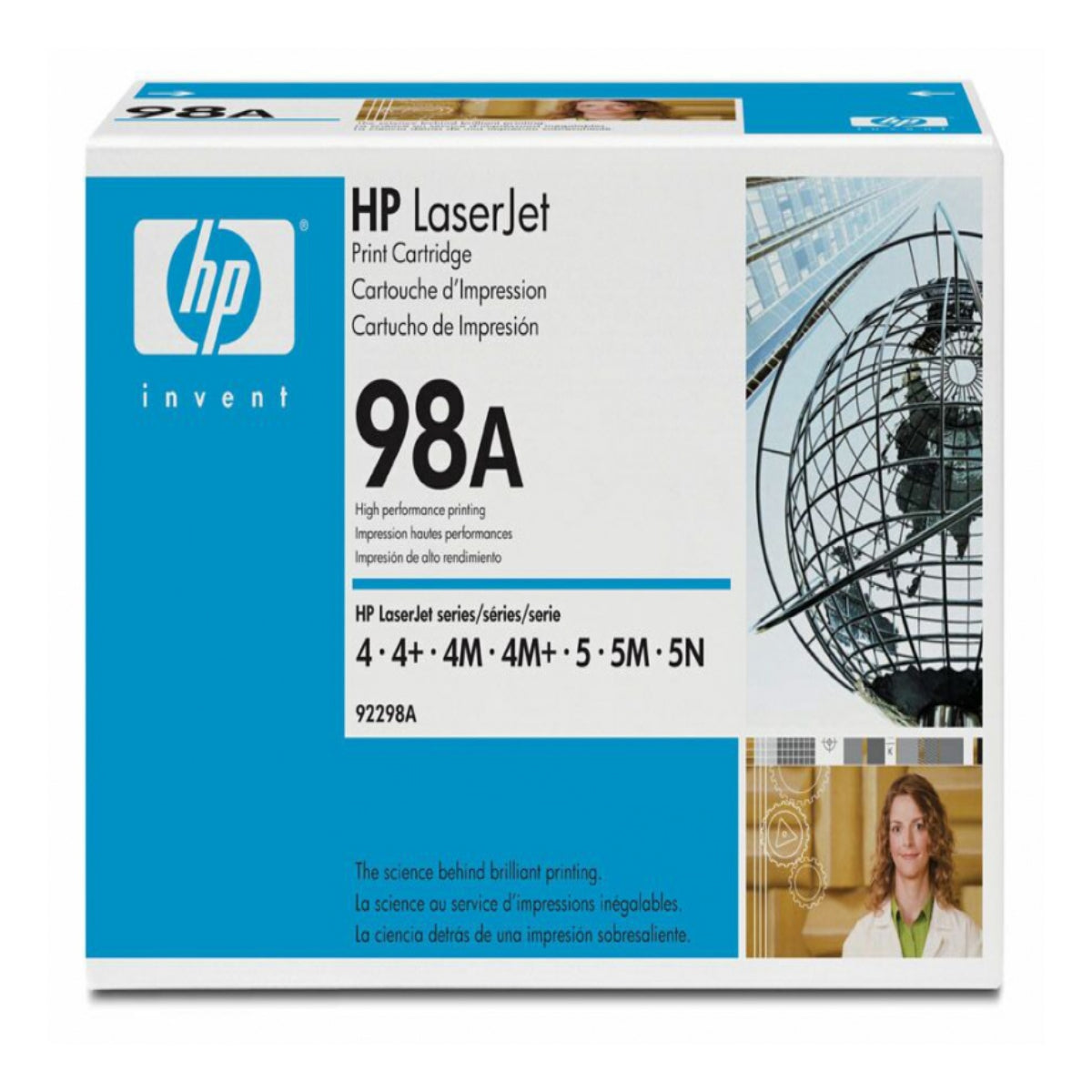 HP 92298A (98A) Black Original Toner Cartridge - Cartouches Certifiées