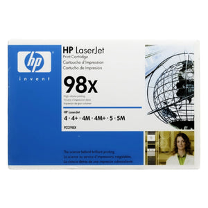HP 92298X (98X) Black Original Toner Cartridge - Cartouches Certifiées