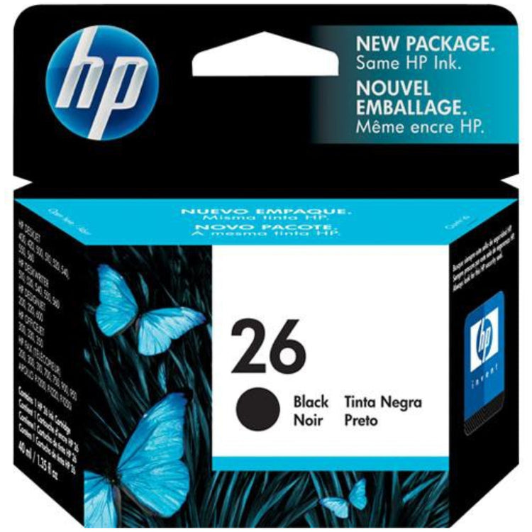 HP 26 (51626A) Black Original Inkjet Cartridge - Cartouches Certifiées
