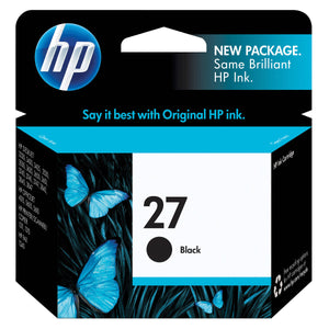HP 27 (C8727AN) Black Original Inkjet Cartridge - Cartouches Certifiées