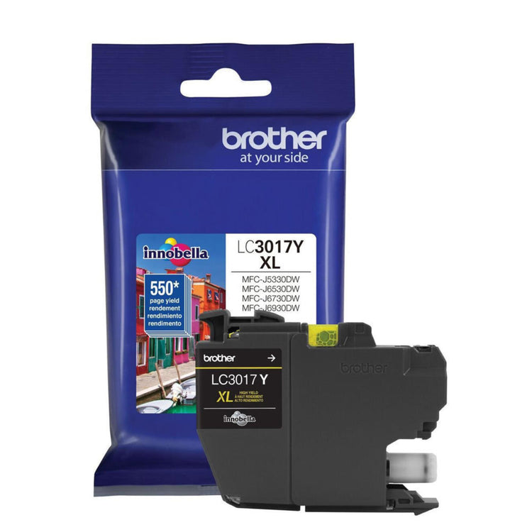 BROTHER LC3017Y Yellow Original Inkjet Cartridge - Cartouches Certifiées