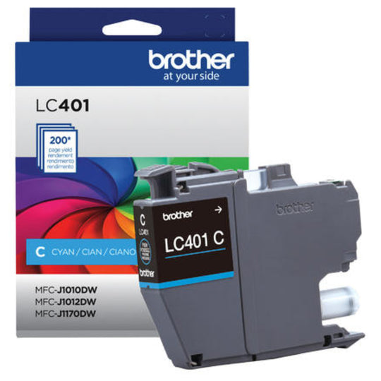 BROTHER (LC401CS) Cyan Original Inkjet Cartridge