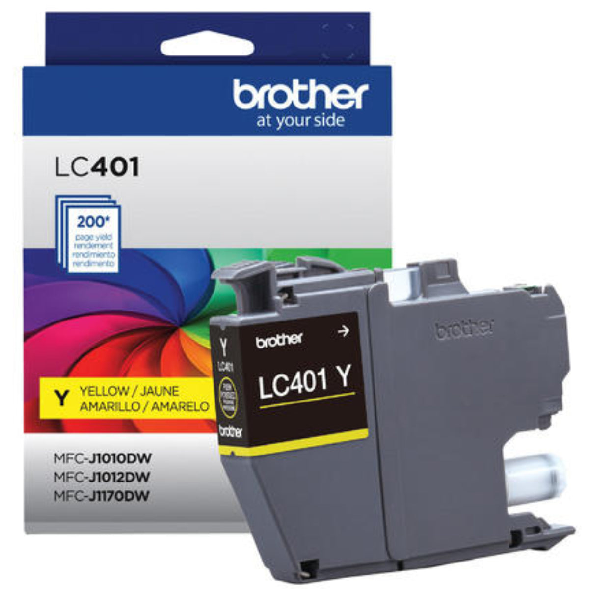 BROTHER LC401Y Yellow Original Inkjet Cartridge - Cartouches Certifiées