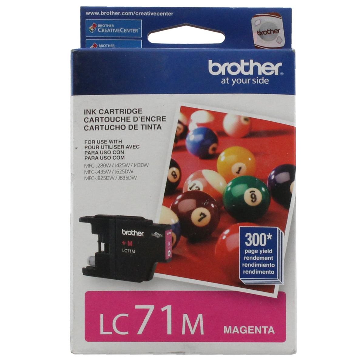 BROTHER LC71M Magenta Original Inkjet Cartridge - Cartouches Certifiées
