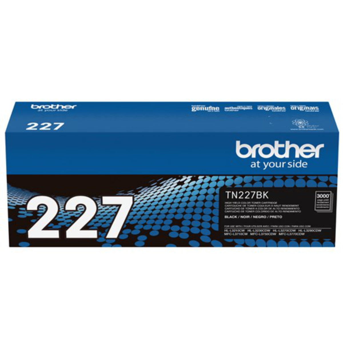 BROTHER TN-227BK Black Original Toner Cartridge - Cartouches Certifiées