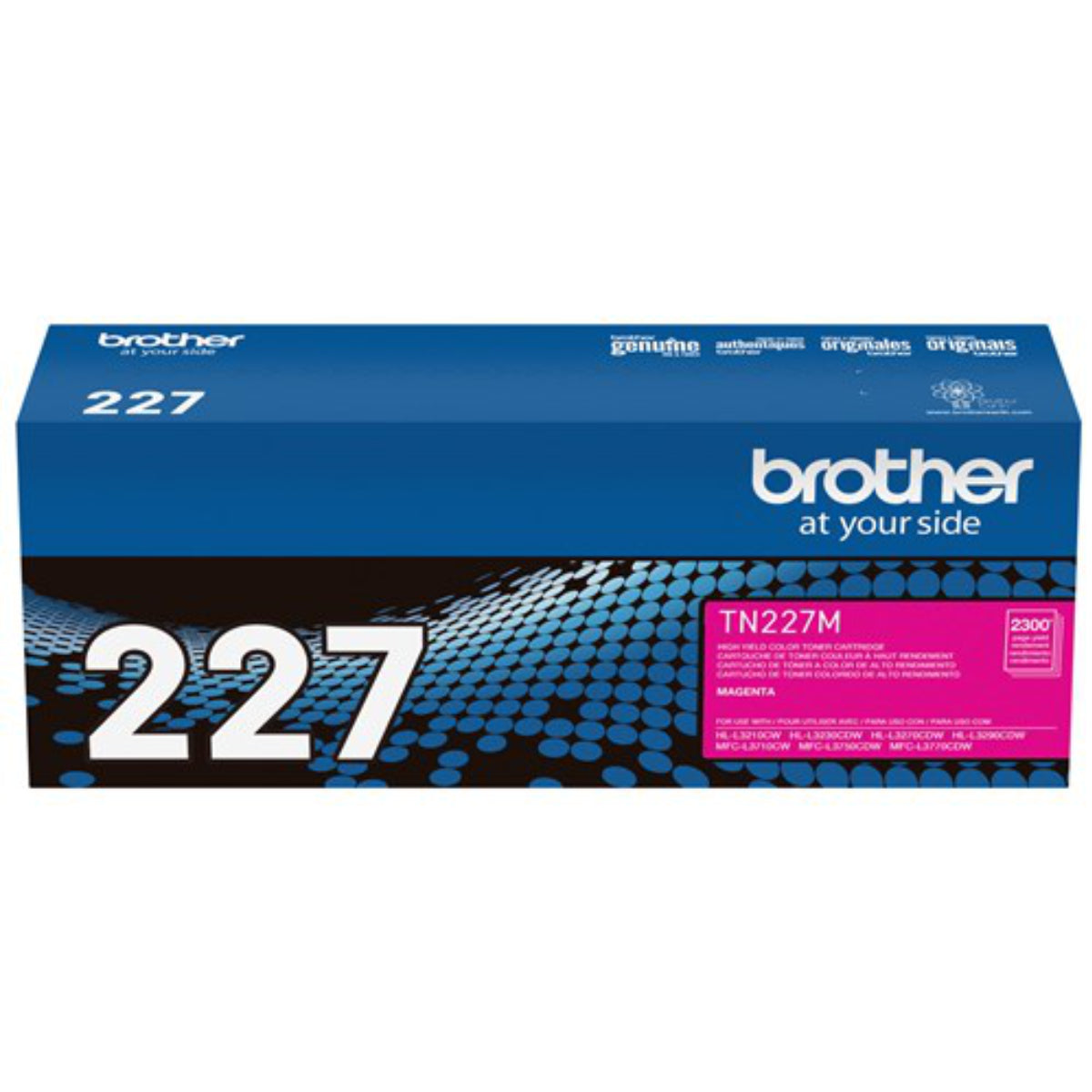 BROTHER TN-227M Magenta Original Toner Cartridge - Cartouches Certifiées