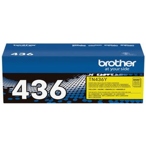 BROTHER TN-436Y Yellow Original Toner Cartridge - Cartouches Certifiées