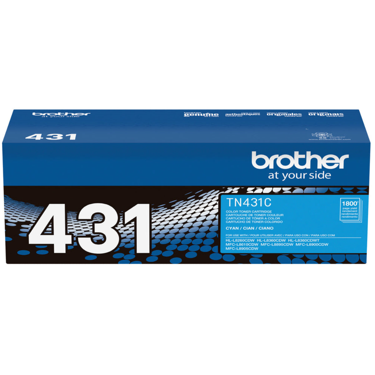 BROTHER TN-431C Cyan Original Toner Cartridge - Cartouches Certifiées