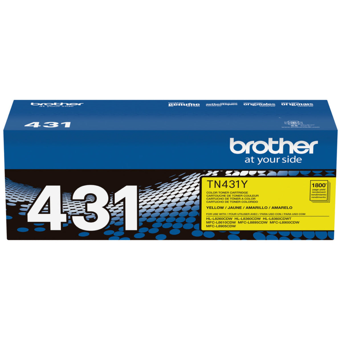 BROTHER TN-431Y Yellow Original Toner Cartridge - Cartouches Certifiées