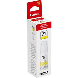 CANON GI-21 (4539C001) Yellow Original Inkjet Cartridge - Cartouches Certifiées