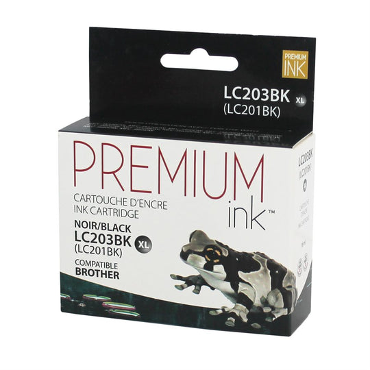 Compatible BROTHER LC203BK Black Inkjet Cartridge Premium Quality