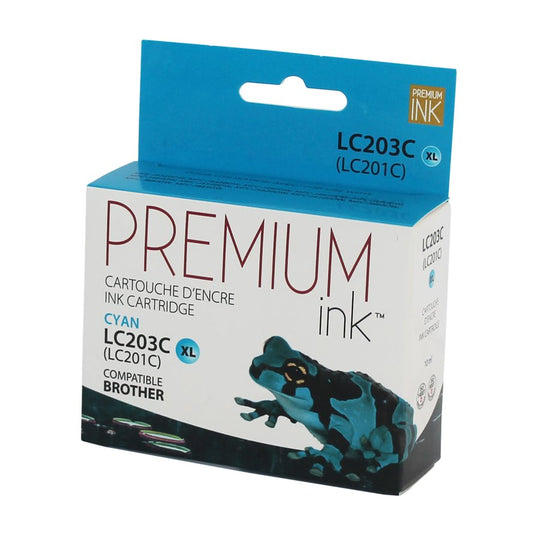Compatible BROTHER LC203C Cyan Inkjet Cartridge Premium Quality