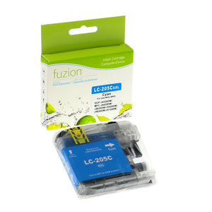 Compatible BROTHER LC205C Cyan Inkjet Cartridge Premium Quality - Cartouches Certifiées