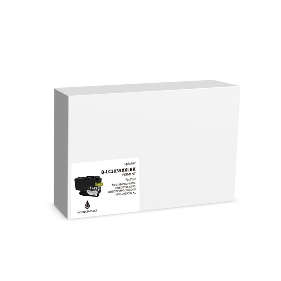 Compatible BROTHER LC3035BK Black Inkjet Cartridge Premium Quality - Cartouches Certifiées