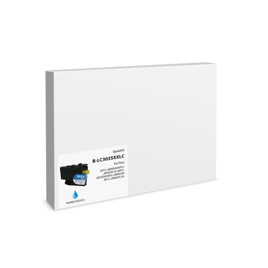 Compatible BROTHER LC3035C Cyan Inkjet Cartridge Premium Quality - Cartouches Certifiées