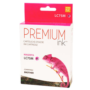 Compatible BROTHER LC75M Magenta Inkjet Cartridge Premium Quality - Cartouches Certifiées