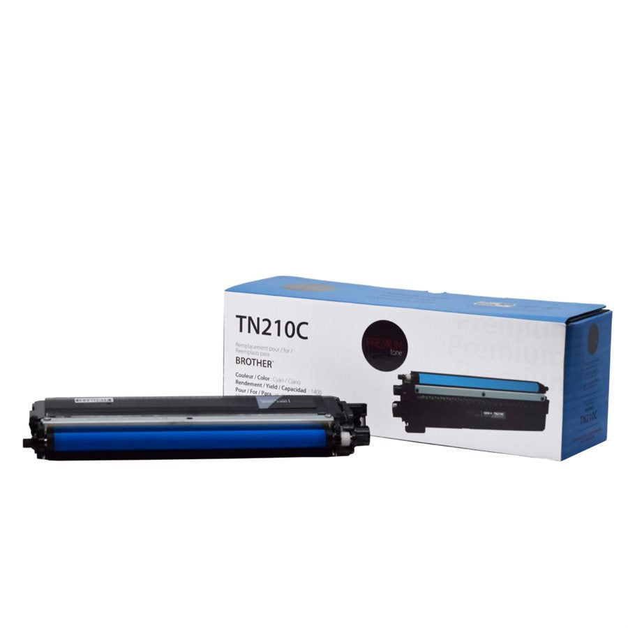 Compatible BROTHER TN-210C Cyan Toner Cartridge Premium Quality - Cartouches Certifiées