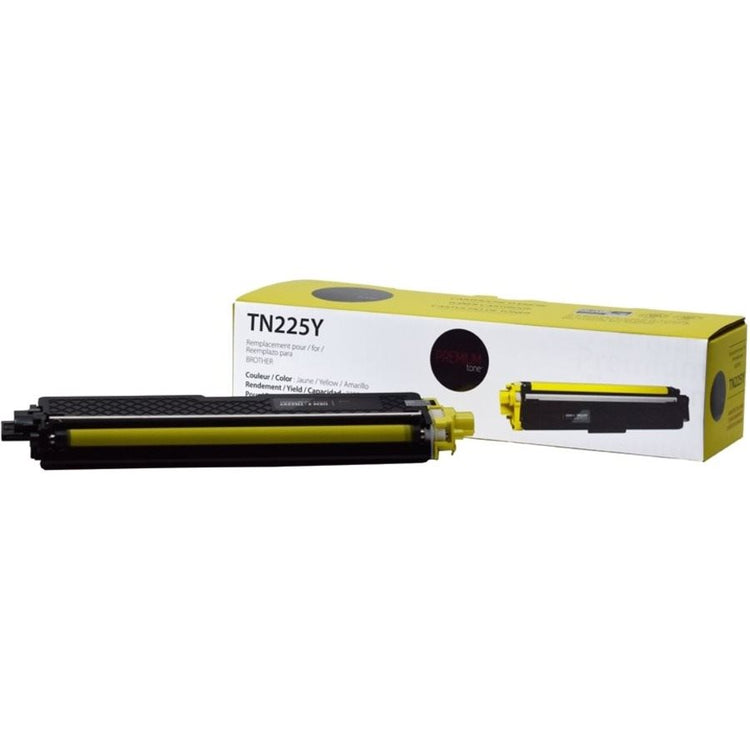 Compatible BROTHER TN-225Y Yellow Toner Cartridge Premium Quality - Cartouches Certifiées