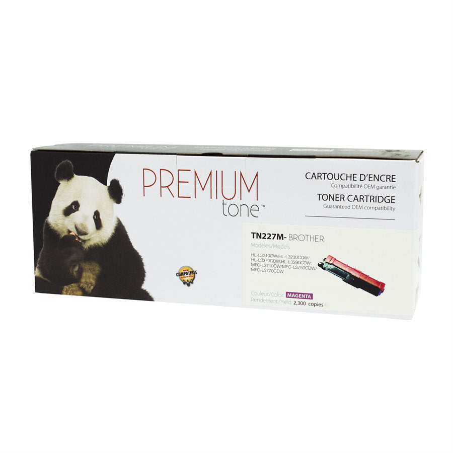 Compatible BROTHER TN-227M Magenta Toner Cartridge Premium Quality - Cartouches Certifiées
