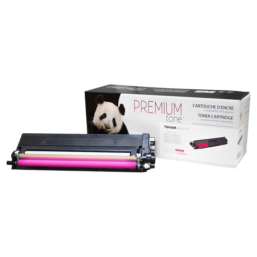 Compatible BROTHER TN-436M Magenta Toner Cartridge Premium Quality - Cartouches Certifiées