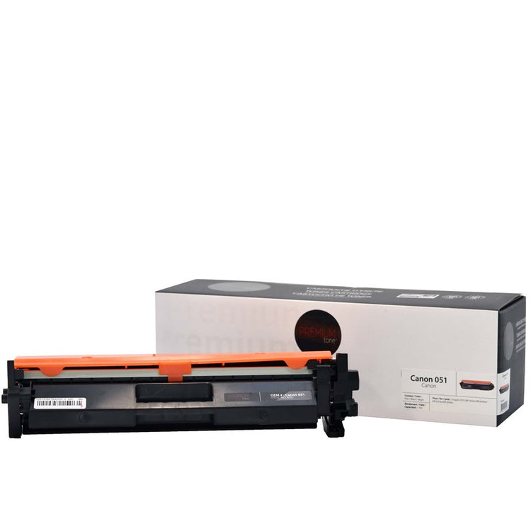 Compatible CANON 051 (2168C001) Black Toner Cartridge Premium Quality - Cartouches Certifiées