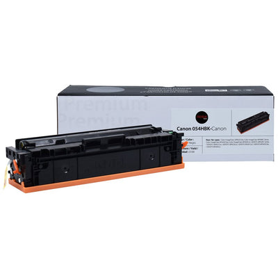 Compatible CANON 054H (3028C001) Black Toner Cartridge Premium Quality - Cartouches Certifiées