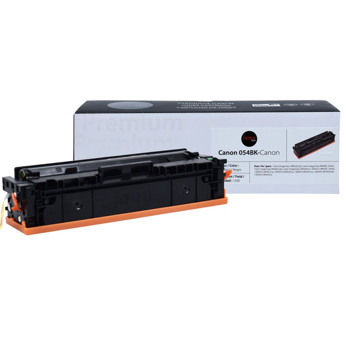 Compatible CANON 054 (3024C001) Black Toner Cartridge Premium Quality - Cartouches Certifiées
