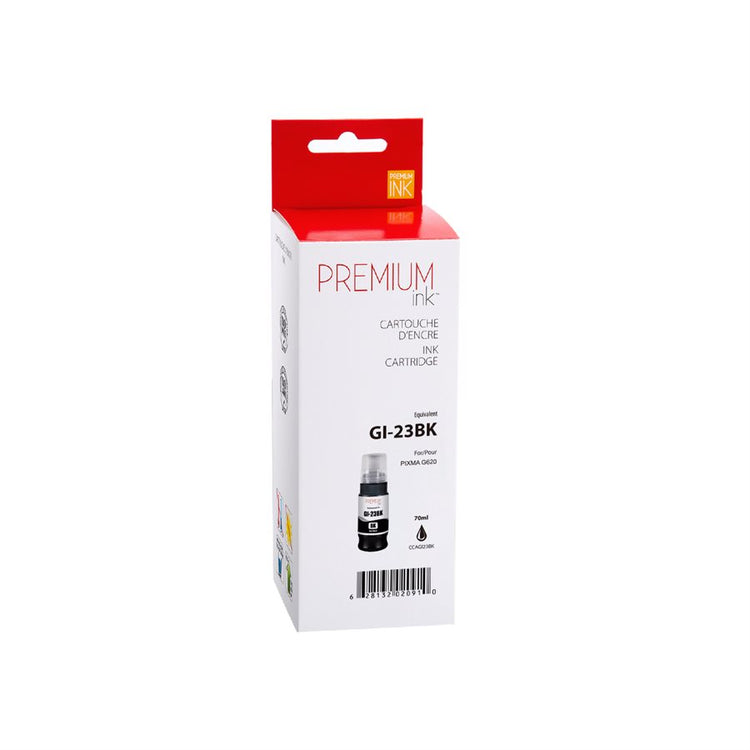 Compatible CANON GI-23 - 57ml (4705C001) Black Inkjet Cartridge Premium Quality - Cartouches Certifiées
