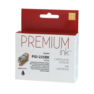 Compatible CANON PGI-225 (4530B001) Black Inkjet Cartridge Premium Quality - Cartouches Certifiées