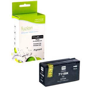 Compatible HP 711-80ml (CZ133A) Black Inkjet Cartridge - Cartouches Certifiées