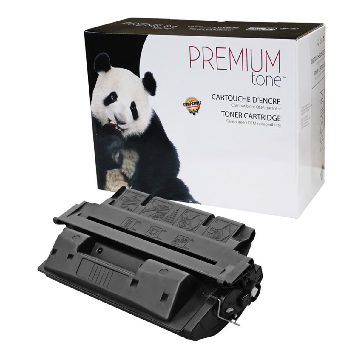 Compatible HP (27A) Black Toner Cartridge Premium Quality - Cartouches Certifiées