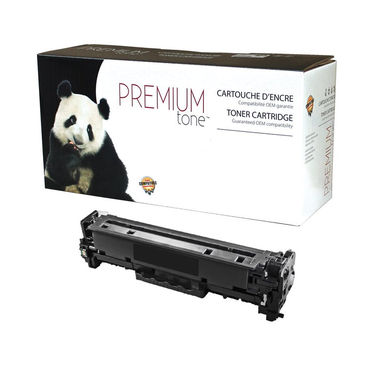 Compatible HP (125A) Black Toner Cartridge Premium Quality - Cartouches Certifiées