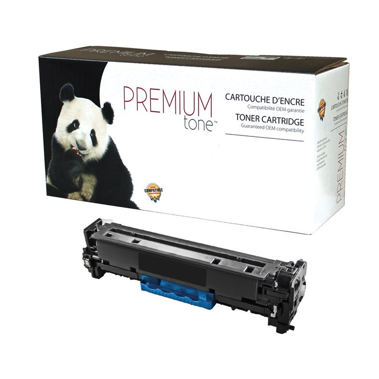 Compatible HP (125A) Cyan Toner Cartridge Premium Quality - Cartouches Certifiées