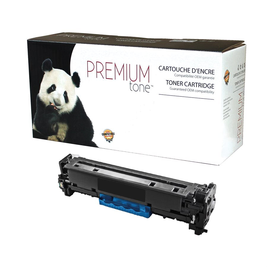 Compatible HP (125A) Cyan Toner Cartridge Premium Quality - Cartouches Certifiées