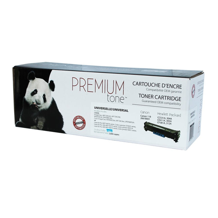 Compatible HP (304A) Cyan Toner Cartridge Premium Quality - Cartouches Certifiées