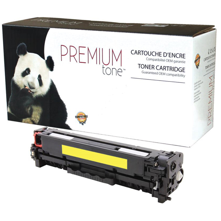 Compatible HP (305A) Yellow Toner Cartridge Premium Quality - Cartouches Certifiées