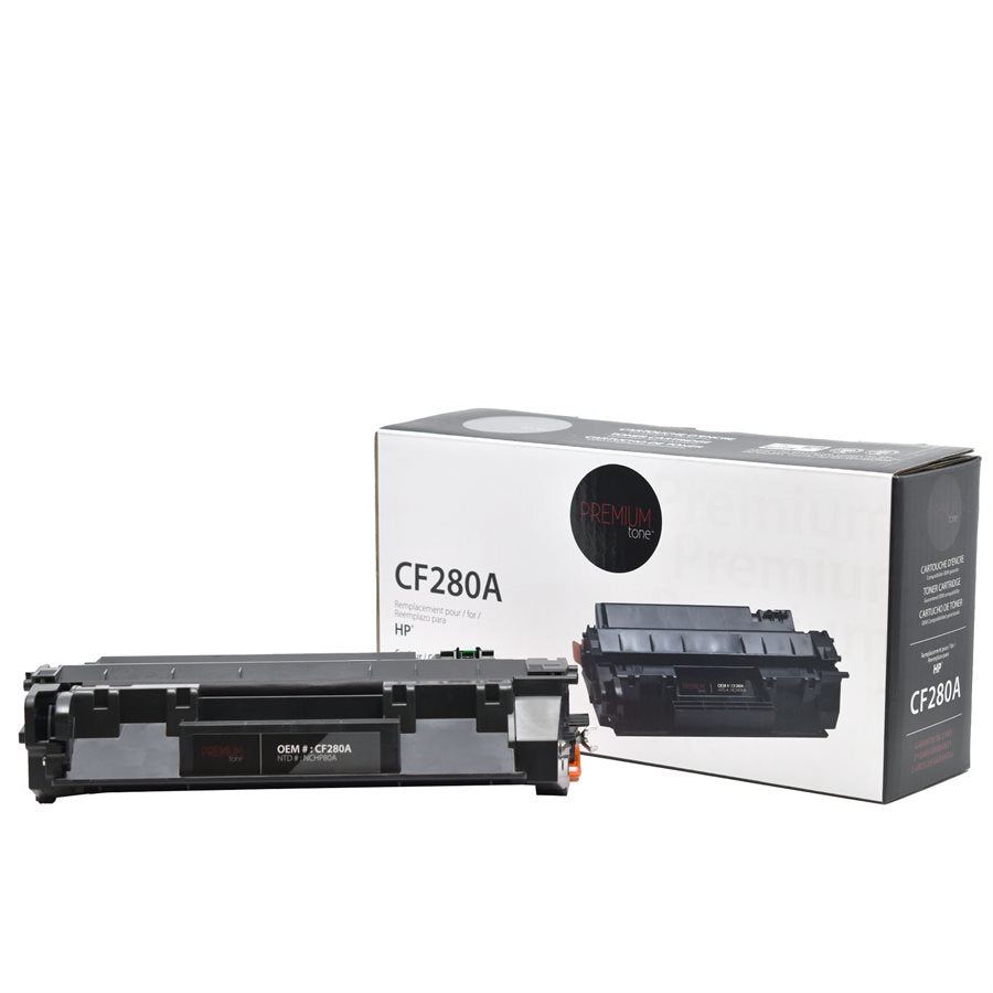Compatible HP (80A) Black Toner Cartridge Premium Quality - Cartouches Certifiées