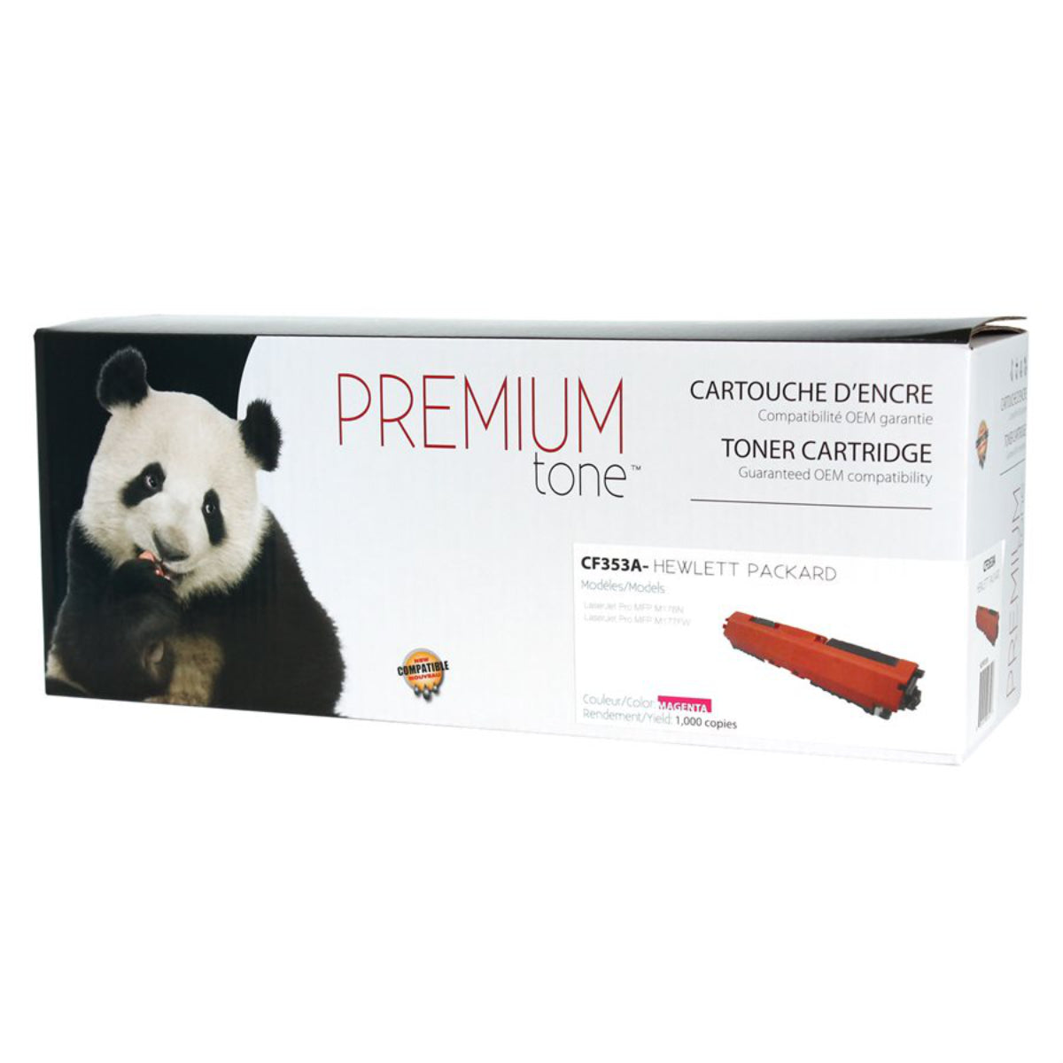 Compatible HP (130A) Magenta Toner Cartridge Premium Quality - Cartouches Certifiées