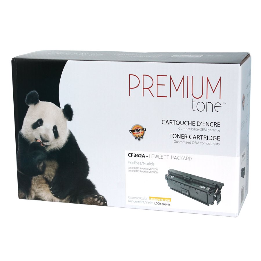 Compatible HP (508A) Yellow Toner Cartridge Premium Quality - Cartouches Certifiées