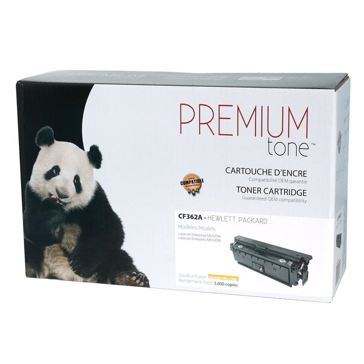 Compatible HP (508A) Yellow Toner Cartridge Premium Quality - Cartouches Certifiées