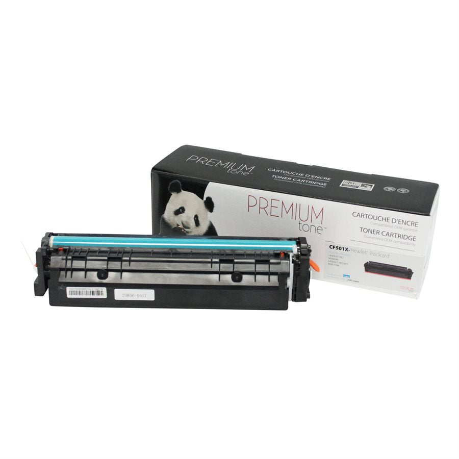 Compatible HP (202X) Cyan Toner Cartridge Premium Quality - Cartouches Certifiées