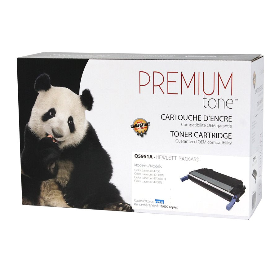 Compatible HP (643A) Cyan Toner Cartridge Premium Quality - Cartouches Certifiées