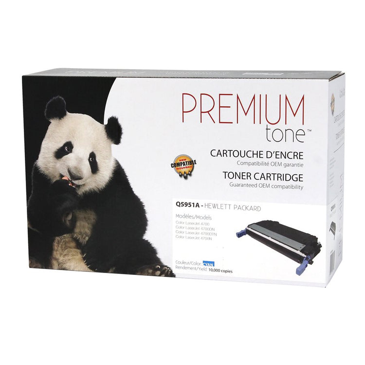 Compatible HP (643A) Cyan Toner Cartridge Premium Quality - Cartouches Certifiées